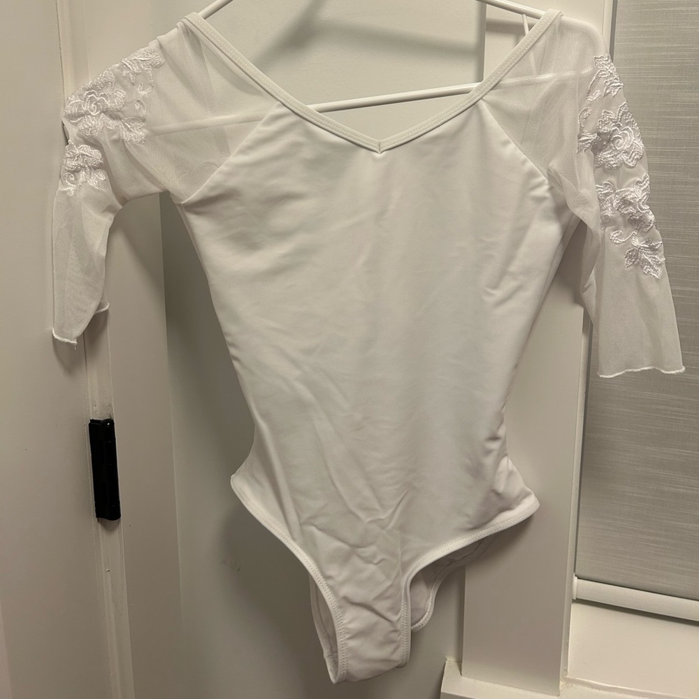 Ballet Rosa women’s XS Aly Leotard white